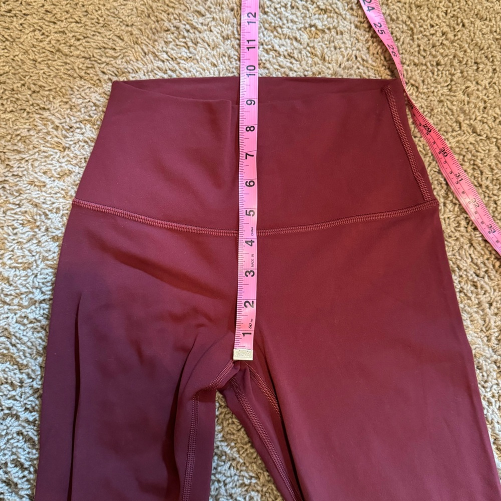 lululemon Align Leggings—Red Merlot—22” inseam - Picture 12 of 15
